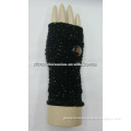 women elegant woolen fingerless glove